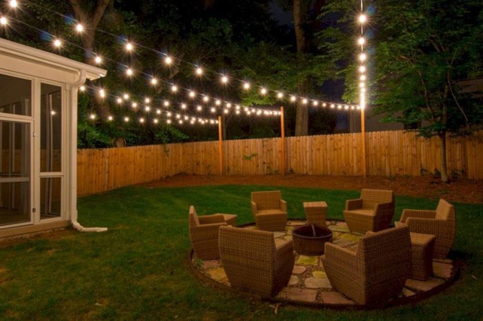 Lights garden lighting outdoor backyard diy ideas patio landscape light article border grass area landscaping slab brick